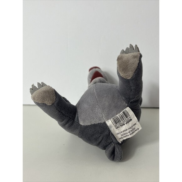 Baloo Disney Jungle Book Bear 8" Gray Stuffed Plush Vintage RARE Open Mouth - Picture 6 of 6